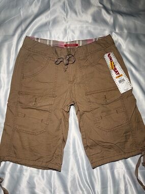 UNIONBAY Tan Utility Cargo Shorts with Drawstring